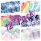 Better Office Products Decorative File Folders, 6 Designs, 9.5in. x 11.5in. with 1/3 Cut Tab, Tie Dye Designs, 12PK 80014 - alternate 5